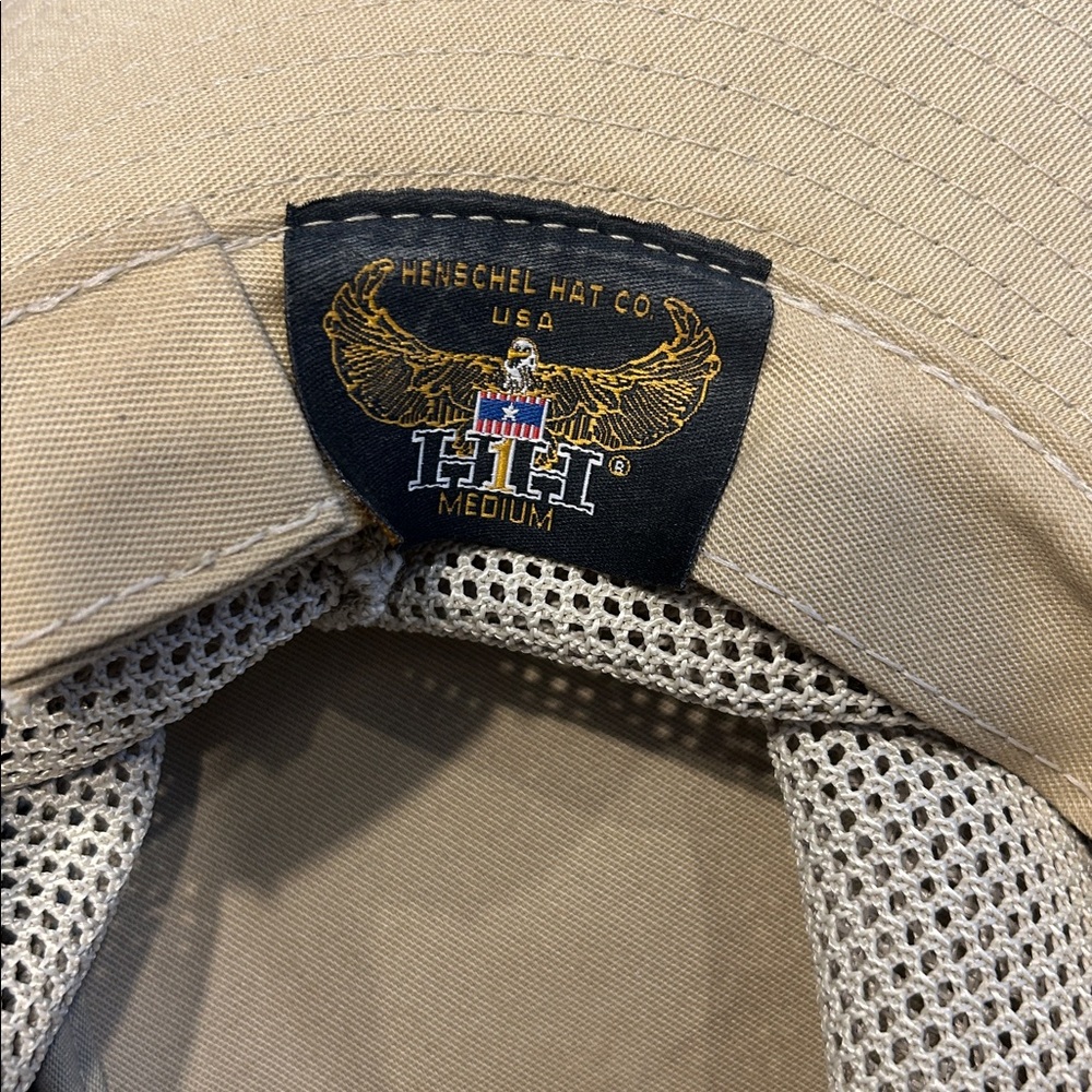 Henschel Aussie Breezer Packable Sun Mesh Hat Khaki - Picture 6 of 11